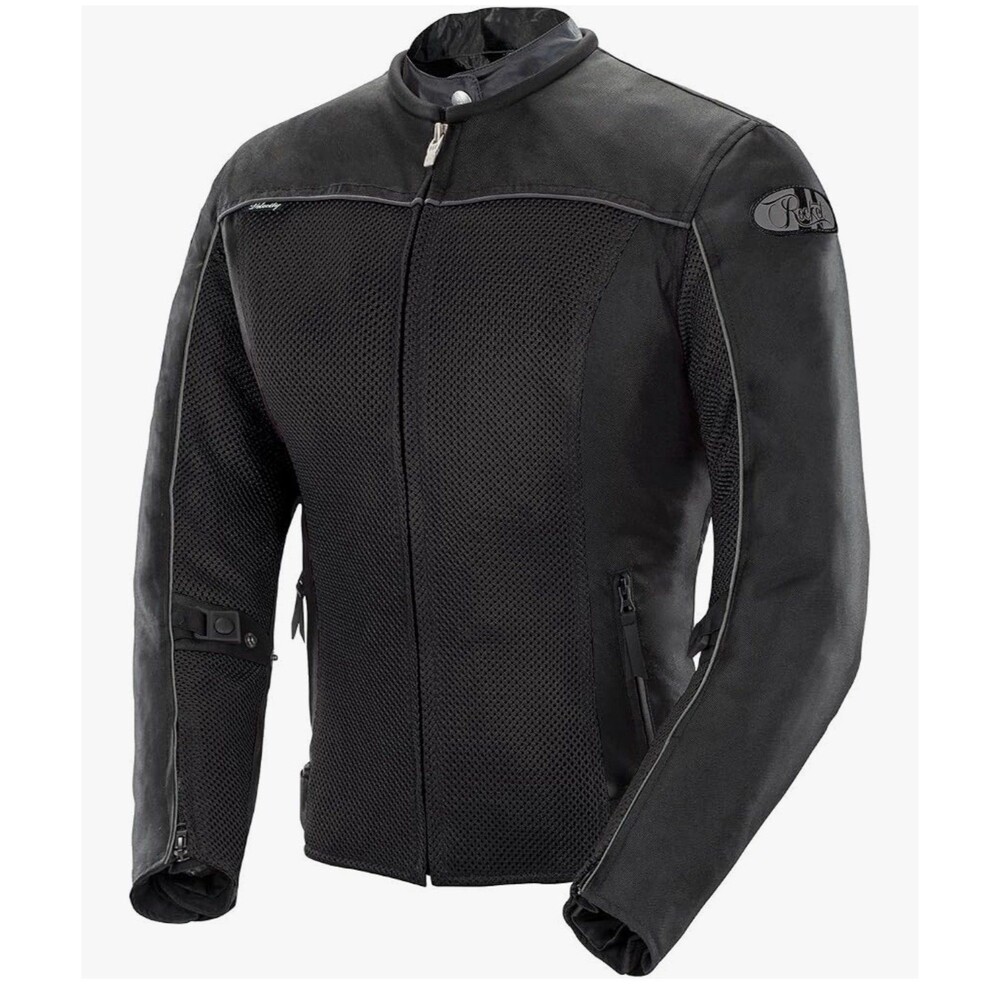 Joe Rocket Velocity Women’s Mesh Motorcycle Jacket Black Armor Size Medium M